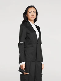 Cut-Out Blazer