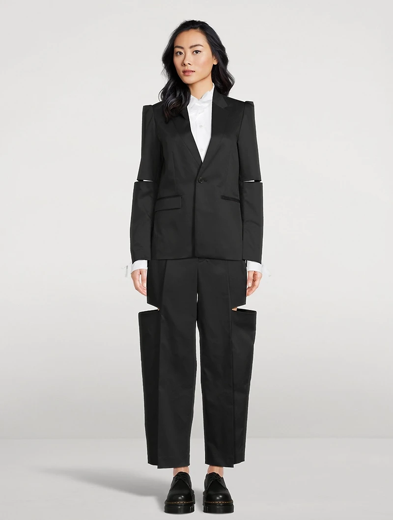 Cut-Out Blazer