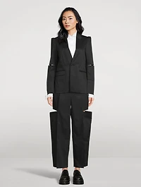 Cut-Out Blazer