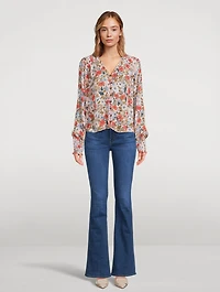 Neha Blouse Floral Print