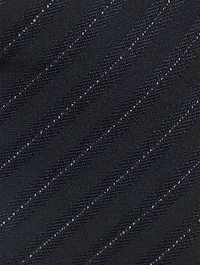 Athene Draped Midi Dress Pinstripe Print