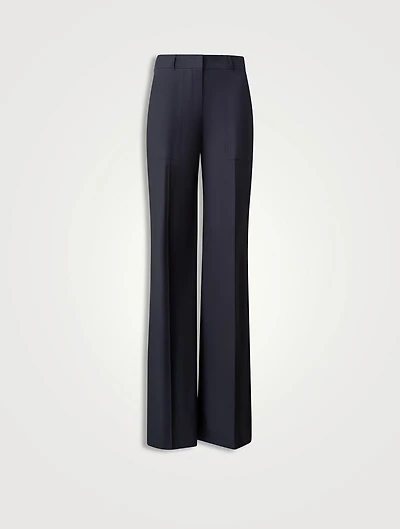 Melin Wool Wide-Leg Trousers