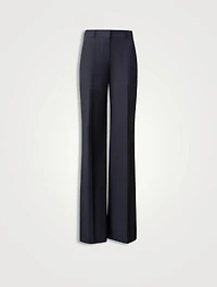Melin Wool Wide-Leg Trousers