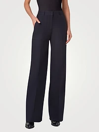 Melin Wool Wide-Leg Trousers