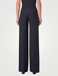 Melin Wool Wide-Leg Trousers