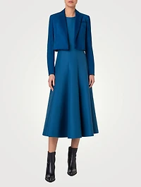 Gian Cropped Suede Blazer