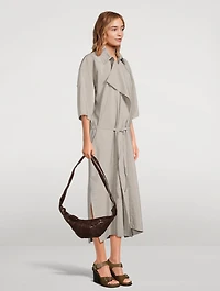 Asymmetric Shirt Dress