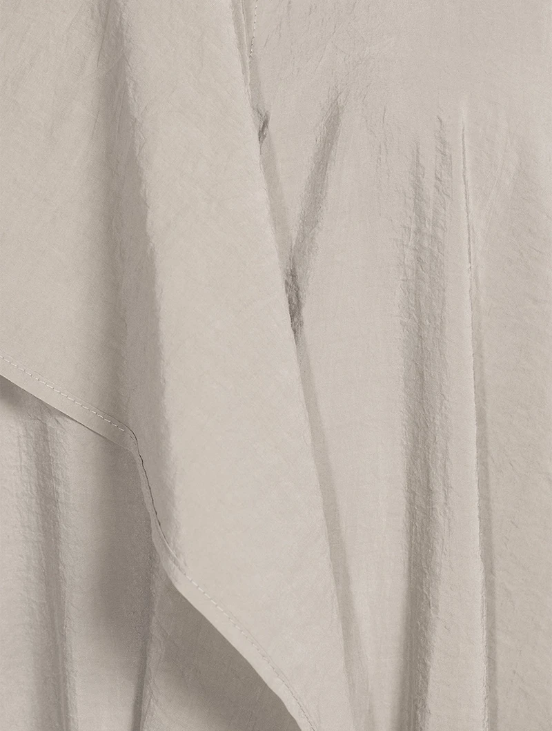 Asymmetric Shirt Dress