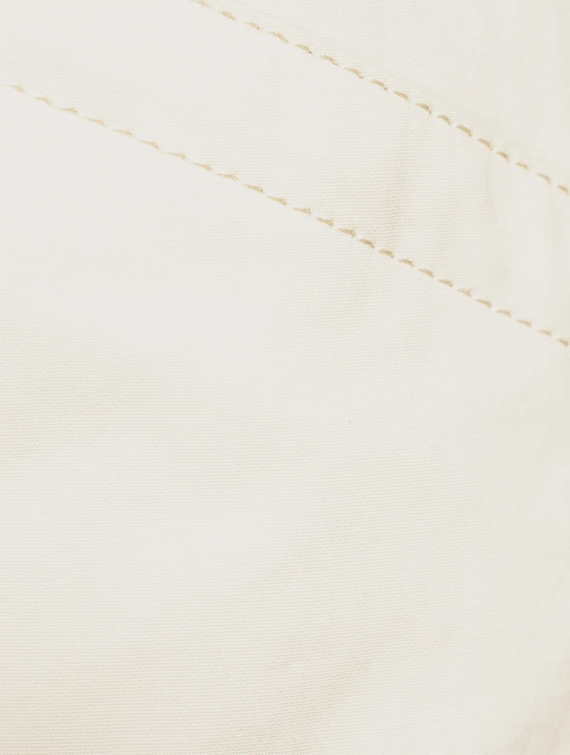 Belted Tapered-Leg Trousers