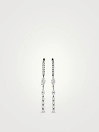 Olympia 18K White Gold Drop Earrings With Diamonds