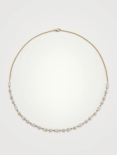 Gemma 18K Gold Diamond Necklace
