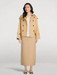 Alisandra Cropped Trench Jacket