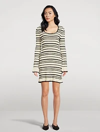 Mailey Stripe Jacquard Knit Dress