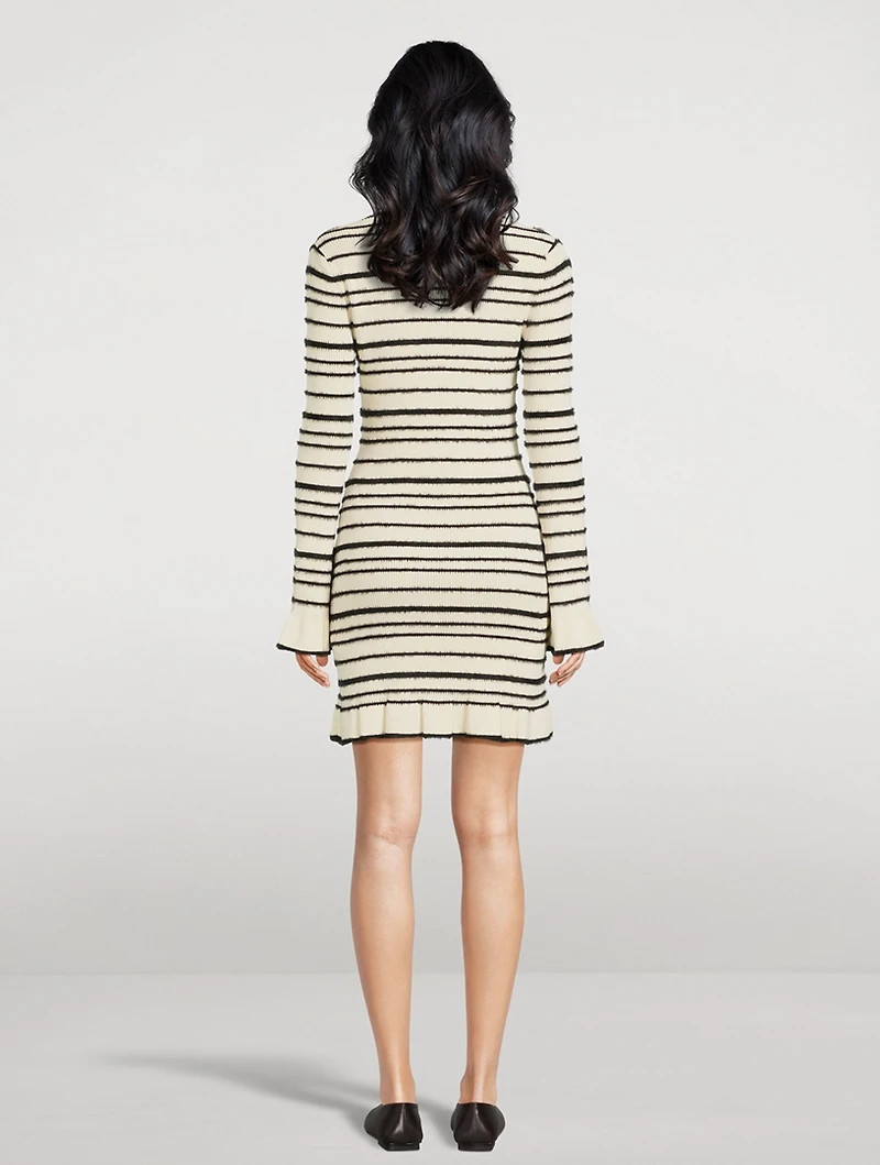 Mailey Stripe Jacquard Knit Dress