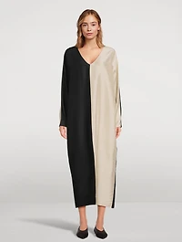 Lucine Silk Maxi Dress