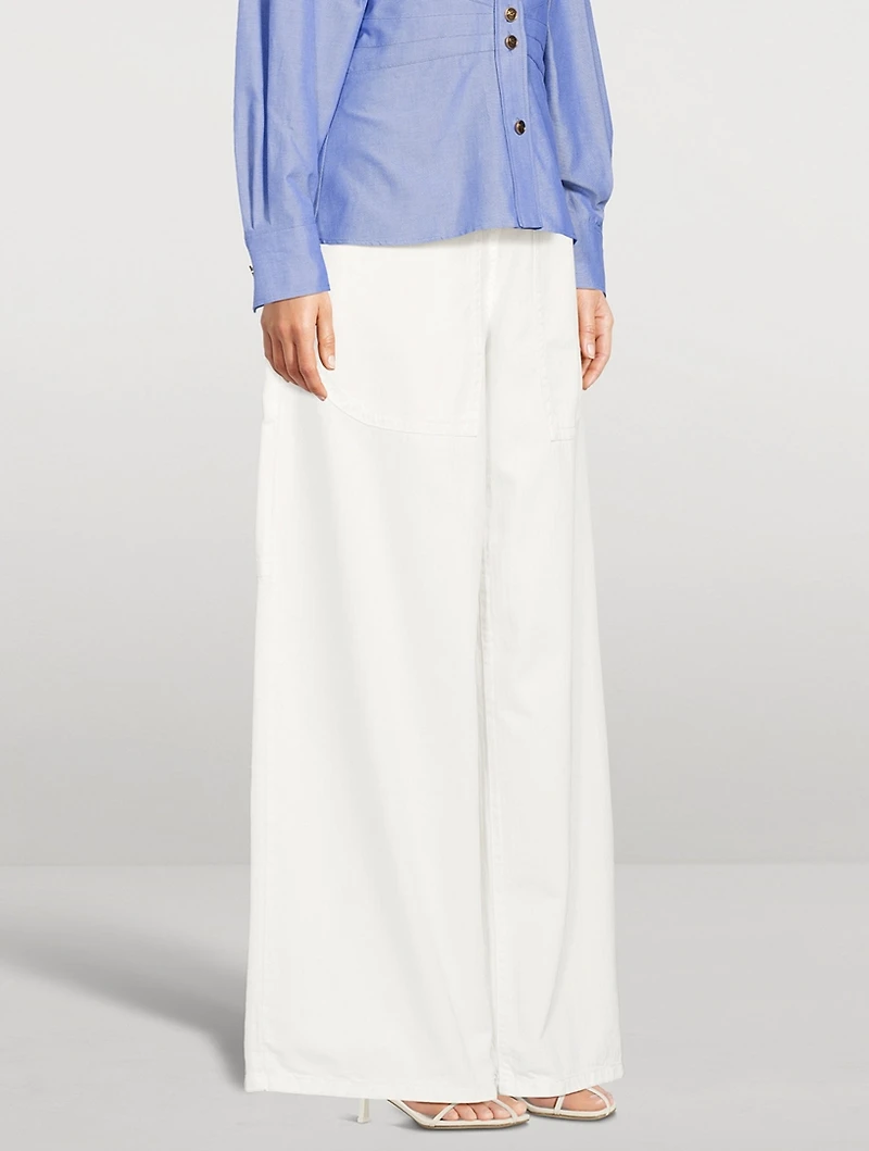 Wide-Leg Carpenter Jeans