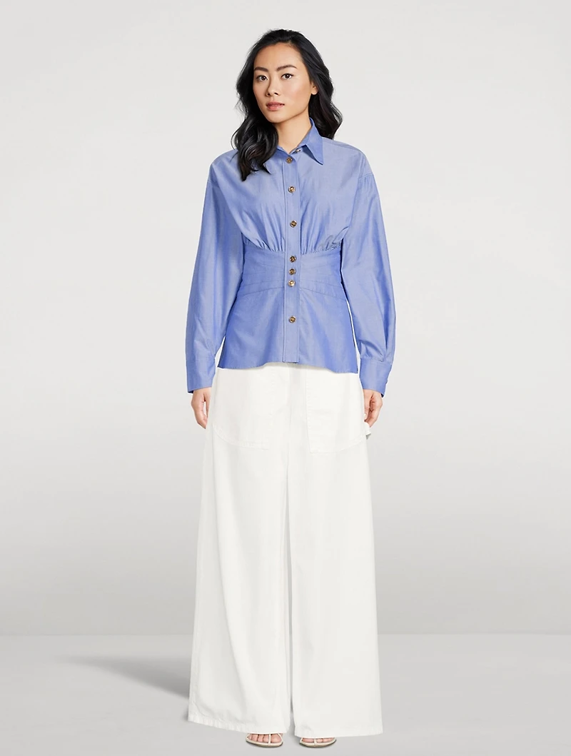 Wide-Leg Carpenter Jeans