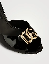 Patent Leather Mules