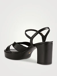 Carmen Leather Platform Sandals