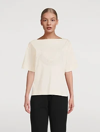 Embroidered-Logo T-Shirt