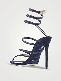 Serpente Satin Sandals