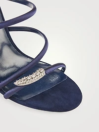 Serpente Satin Sandals