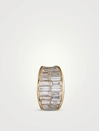 Galaxy 18K Gold Ear Cuff With Diamonds