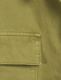 Recycled Cotton Shirt Jacket
