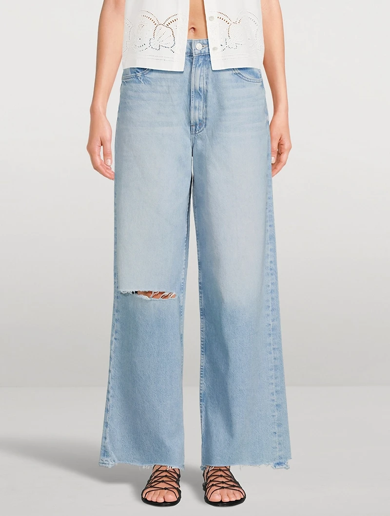 Spinner Wide-Leg Jeans