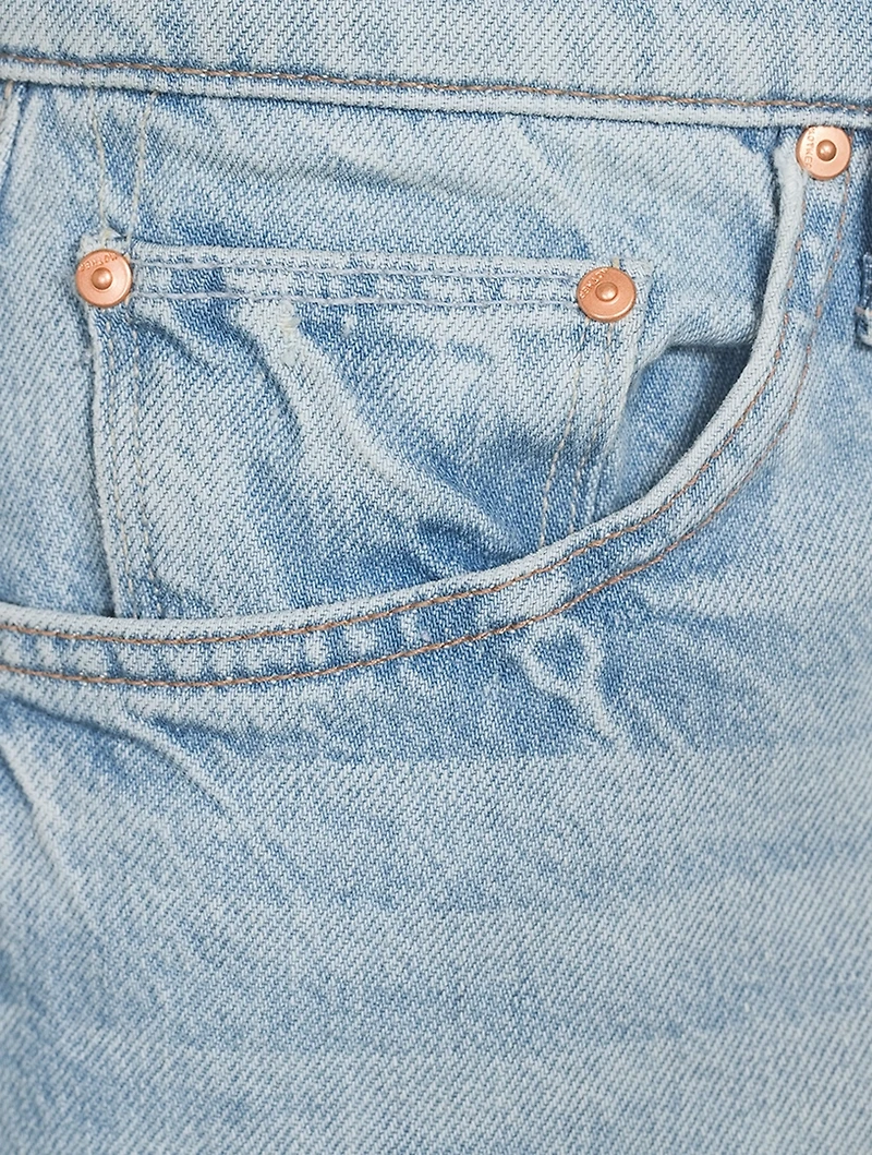 Spinner Wide-Leg Jeans