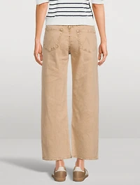 The Dodger Wide-Leg Ankle Jeans