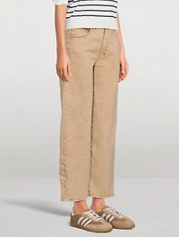 The Dodger Wide-Leg Ankle Jeans