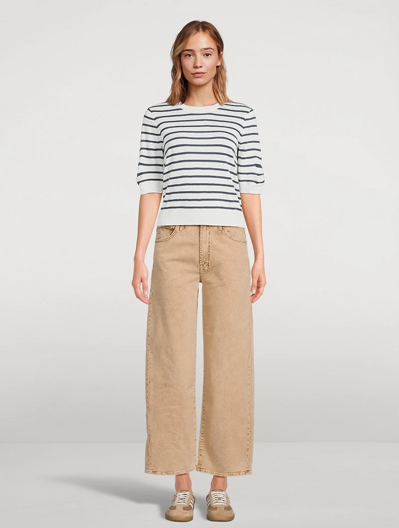 The Dodger Wide-Leg Ankle Jeans