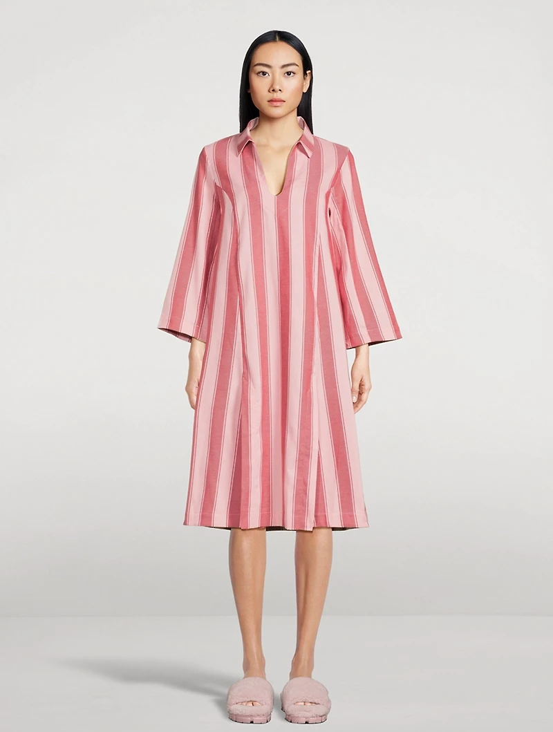 Feluka Cotton Caftan Stripe Print