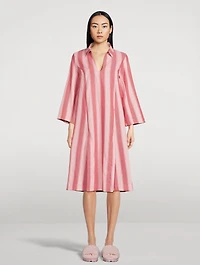 Feluka Cotton Caftan Stripe Print