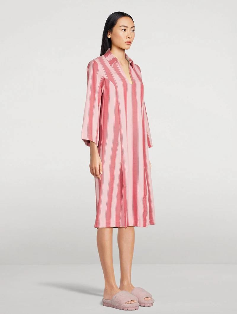 Feluka Cotton Caftan Stripe Print