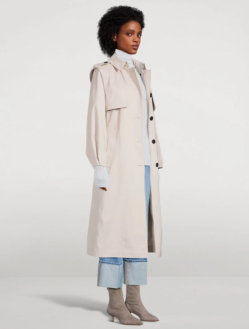 Alia Belted Trench Coat