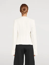 Tie-Front Blazer