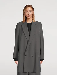 Oversized Double-Breasted Blazer