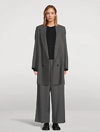 Oversized Double-Breasted Blazer