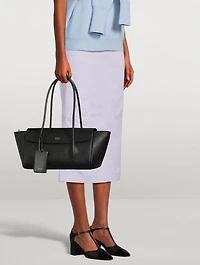 Marilu Lizard-Embossed Leather T-Strap Pumps