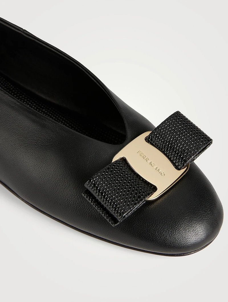 Vanna Leather Ballet Flats