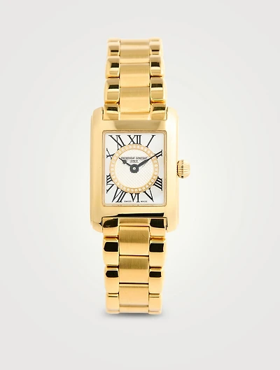 Classics Carrée Quartz Goldtone Stainless Steel Watch