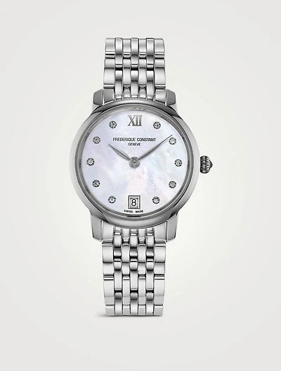 Slimline Quartz Stainless Steel Watch