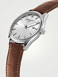 Classics Quartz Leather Strap Watch