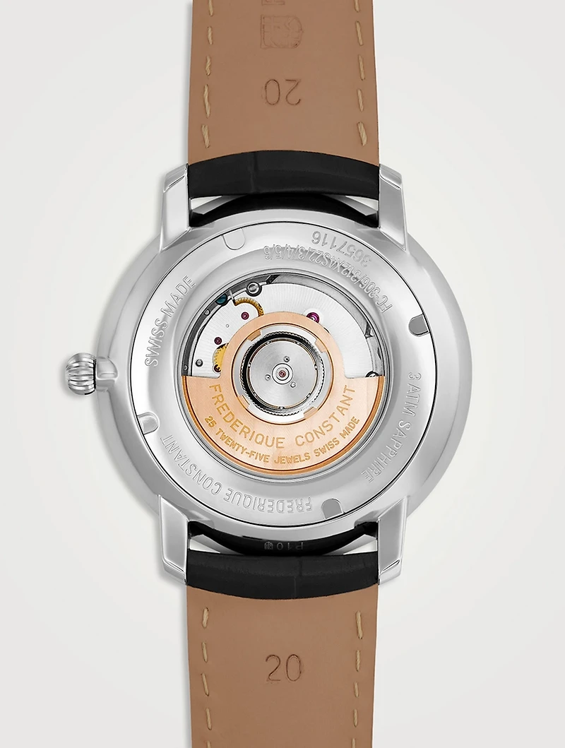 Slimline Automatic Stainless Steel Watch