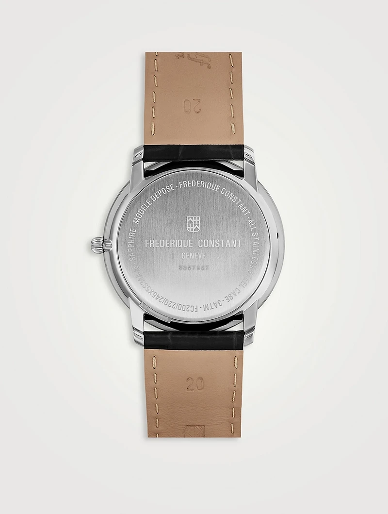 Slimline Quartz Stainless Steel Watch