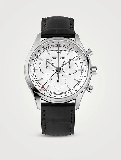 Classics Quartz Leather Strap Watch