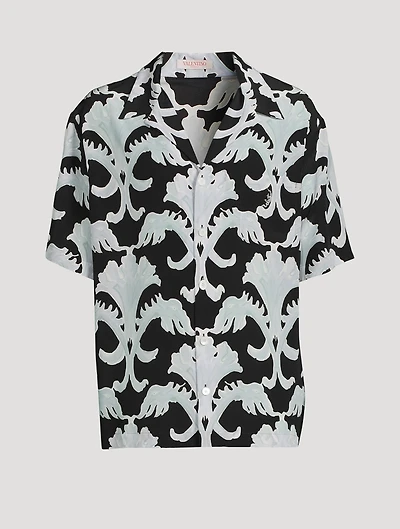 Metamorphos Wall Silk Bowling Shirt