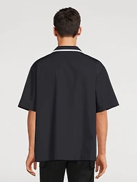 Cotton Poplin Bowling Shirt